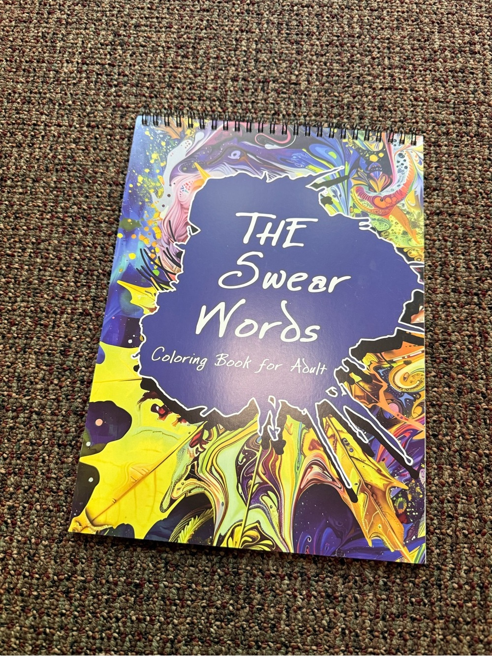 The Swear Words Coloring Book for Adults - Purple & Multicolor